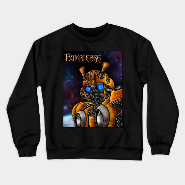 Bumblebee Crewneck Sweatshirt by HornArt